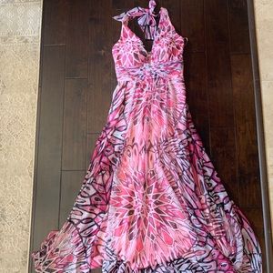 White House black market maxi dress size 6